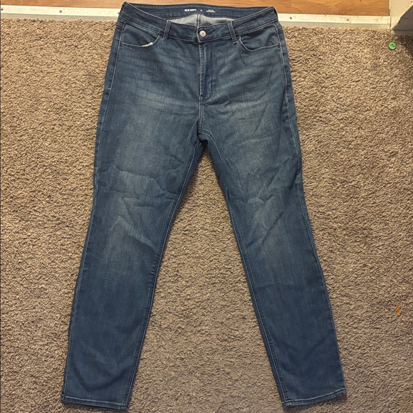 Old Navy 12 High Rise Straight Bootcut Style Medium Wash Like New - Picture 4 of 7